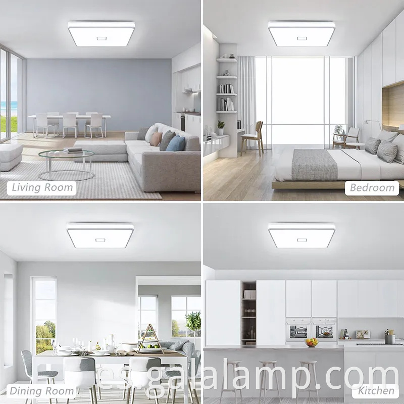 Luz de techo LED cuadrada elegante para la decoración moderna de la habitación
